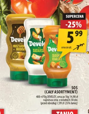 Sos Tatarski Develey promocja w Arhelan