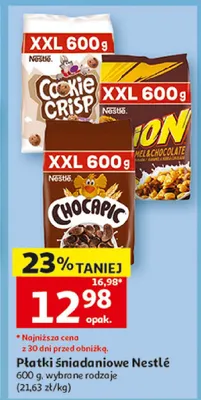 Płatki śniadaniowe Cookie Crisp Nestlé XXL promocja w Auchan