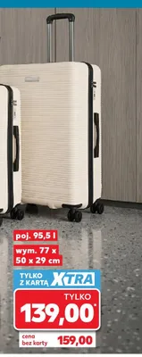 Walizka ABS 95,5 l 77x50x29 cm promocja w Kaufland