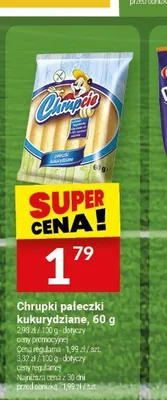 Chrupki pałeczki kukurydziane Chrupcie promocja w Twój Market