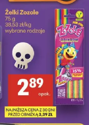 Żelki Zozole promocja w Delikatesy Centrum
