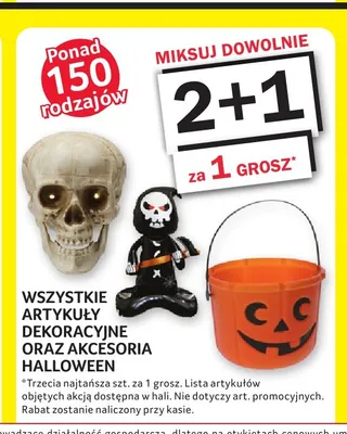 Artykuły dekoracyjne oraz akcesoria Halloween promocja w Selgros