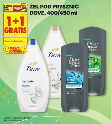 Żel pod prysznic Dove Hydrate promocja w Biedronka