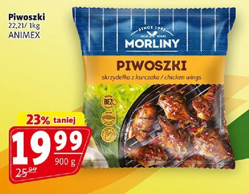 Piwoszki skrzydełka z kurczaka promocja w Prim Market