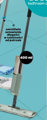 Mop płaski ze spryskiwaczem promocja w Netto