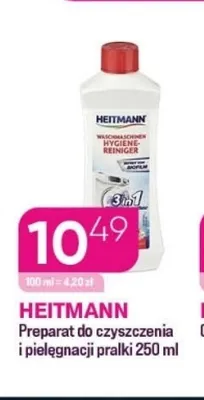 Preparat do czyszczenia i pielęgnacji pralki Heitmann promocja w Drogerie Koliber