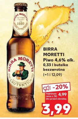 Piwo 4,6% alk.  promocja w Kaufland
