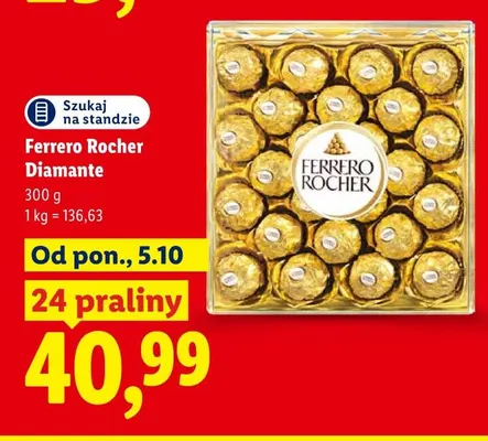 Praliny Ferrero Rocher Diamante promocja w Lidl