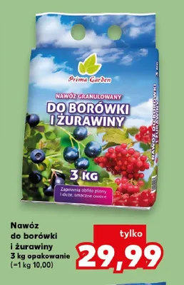 Nawóz granulowany do borówki i żurawiny Prima Garden promocja w Kaufland