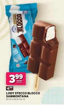 Lody Stecco Blocco Sammontana promocja w Stokrotka