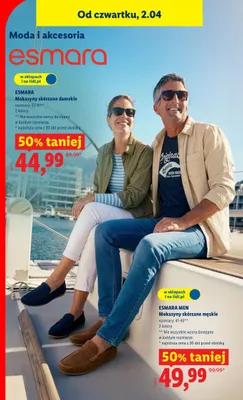 Mokasyny skórzane damskie promocja w Lidl