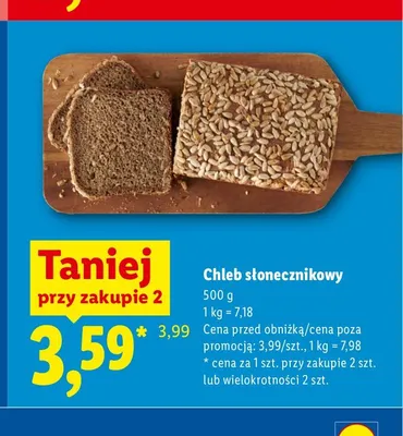 Chleb słonecznikowy promocja w Lidl