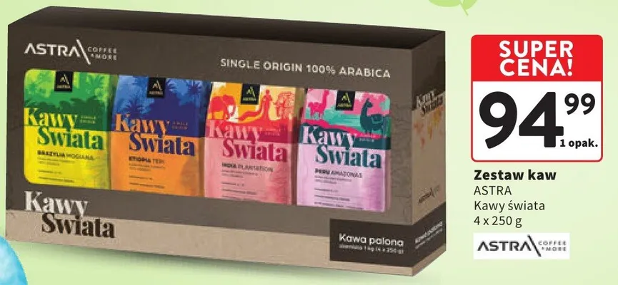 Zestaw kaw Kawy Świata promocja w Intermarche