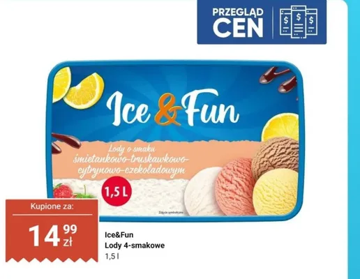 Lody 4-smakowe promocja w Dino