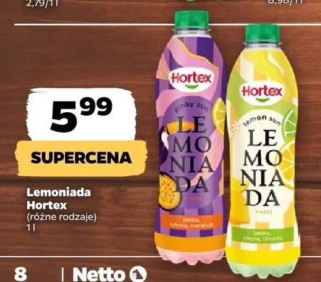 Lemoniada Hortex promocja w Netto