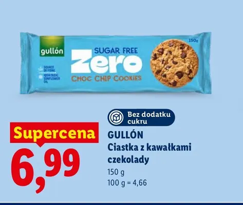 Ciastka z kawałkami czekolady Gullón promocja w Lidl