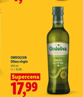 Oliwa virgin Ondoliva promocja w Lidl