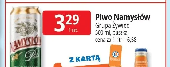 Piwo Namysłów promocja w Leclerc