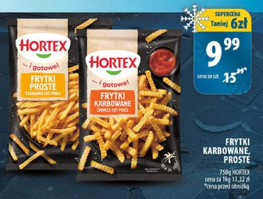 Frytki Hortex Karbowane promocja w Arhelan