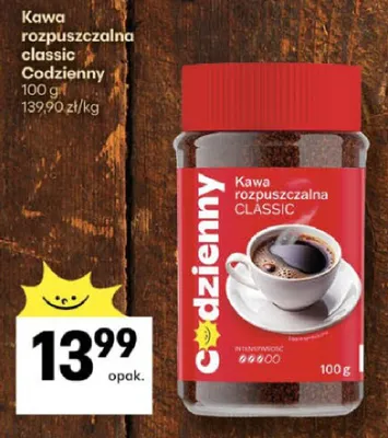 Kawa rozpuszczalna classic Codzienny promocja w Delikatesy Centrum