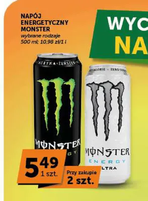 Napój energetyczny Monster Energy Ultra promocja w Euro Sklep