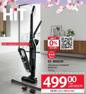 Odkurzacz pionowy BBH32101 BOSCH promocja w Selgros