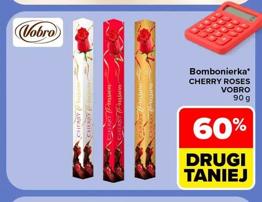 Bombonierka Cherry Roses Vobro promocja w Carrefour