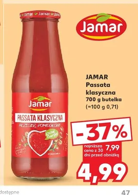 Passata klasyczna Jamar promocja w Kaufland