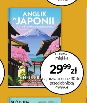 Książka Anglik w Japonii Chris Broad promocja w Empik
