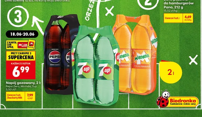 Napój gazowany Pepsi Zero promocja w Biedronka