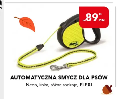 Automatyczna smycz dla psów Neon linka Flexi promocja w Aquael zoo