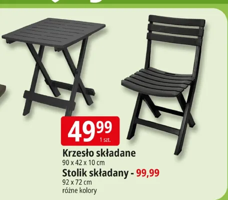 Krzesło składane promocja w Leclerc