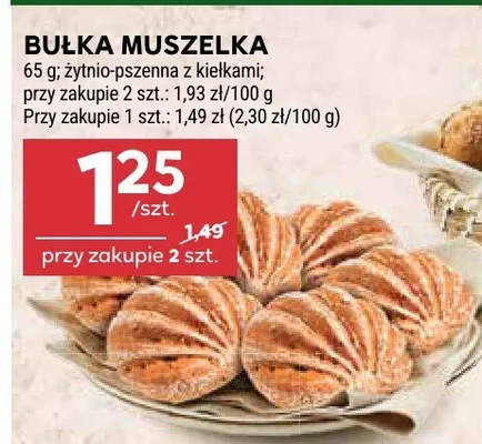 Bułka muszelka promocja w Stokrotka