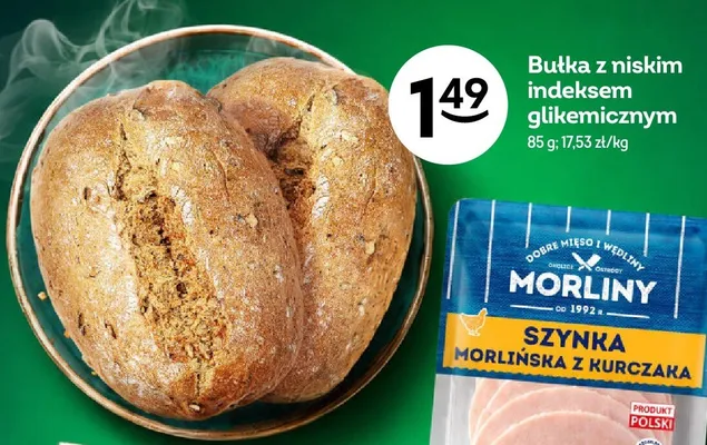 Bułka z niskim indeksem glikemicznym promocja w Żabka