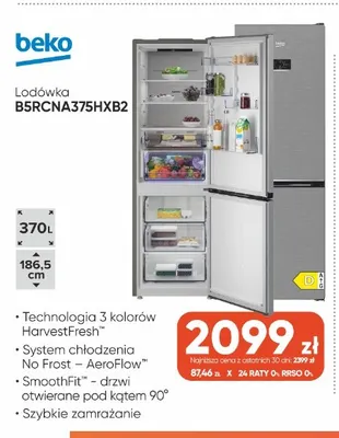 Lodówka Beko B5RCNA375HXB2 promocja w Max Elektro