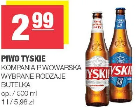 Piwo Tyskie promocja w SPAR