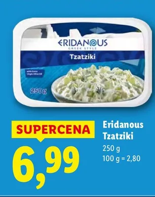 Sałatka Eridanous Tzatziki promocja w Lidl