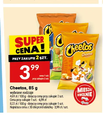 Chrupki Cheetos Cheese promocja w Twój Market