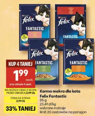 Karma mokra dla kota wybrane rodzaje promocja w Delikatesy Centrum