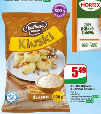 Kluski śląskie Kuchnia Smaku promocja w Dino