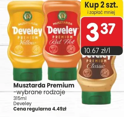 Musztarda Premium -wybrane rodzaje promocja w Market Point