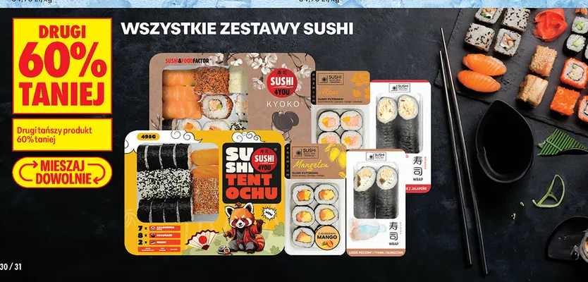 Sushi 4You Kyoko promocja w Biedronka