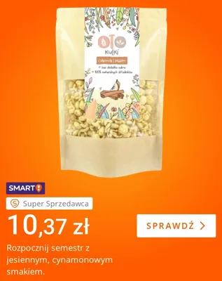 Kulki cynamon z jabłkiem Oto promocja w Allegro
