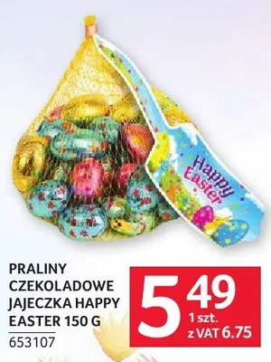 Praliny czekoladowe jajeczka Happy Easter 150 g promocja w Selgros