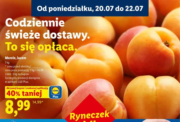 Morele luzem promocja w Lidl