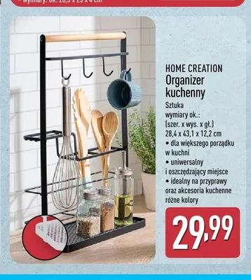 Organizer kuchenny Home Creation promocja w Aldi