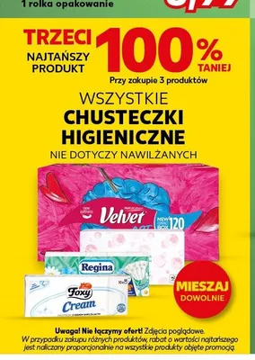 Chusteczki higieniczne Foxy Cream promocja w Kaufland