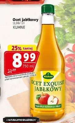 Ocet jabłkowy Kühne promocja w Prim Market