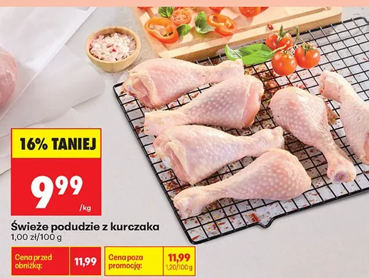Świeże podudzie z kurczaka promocja w Biedronka