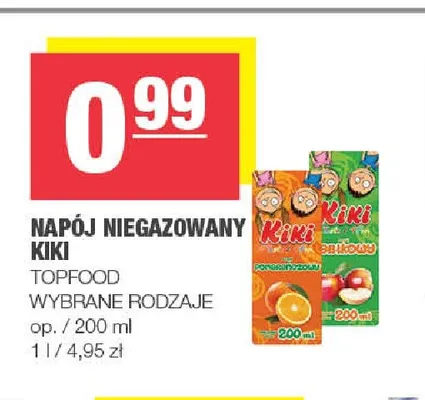 Napój niegazowany Kiki promocja w SPAR